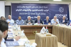 الهيئة العامة لـ "ازدهار فلسطين" يقر تنفيذ أكبر مشروع لانتاج الطاقة (صور)