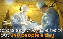 شاهد كيف يمارس الأطباء الروس عملهم في حلب