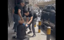 محامية لبنانية تتعرض للضرب والسحل أمام المحكمة على يد زوج موكلتها