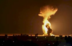 قذائف تستهدف محيط مطار المزة بدمشق