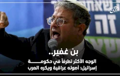  بن غفير.. الوجه الأكثر تطرفاً في حكومة إسرائيل: أصوله عراقية ويكره العرب