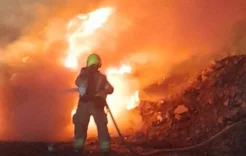 حريق هائل في إسبانيا يجبر سكان 34 قرية على الجلاء