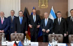 المستشار الألماني: حل الدولتين سيأتي؛ نتنياهو: الدولة الفلسطينية هدفها القضاء على إسرائيل