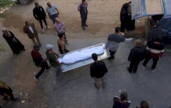 استشهاد مواطن بقصف إسرائيلي بدير البلح