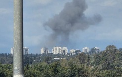 بعد قصف إيراني.. سقوط صاروخ قرب محطة الكهرباء في الخضيرة (فيديو)