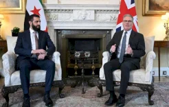 الشرع من لندن: سوريا ستبقى خارج دائرة الحرب ما لم تُستهدف مباشرة