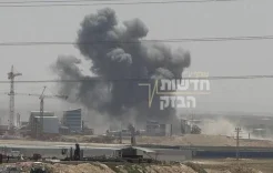 إصابة مباشرة بصاروخ في مجمع "نئوت حوفاف" للصناعات جنوبي إسرائيل (فيديو)