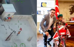 تلويحة طفل تركي لمروحية الشرطة تتحول إلى تكريم رسمي.. ما القصة؟