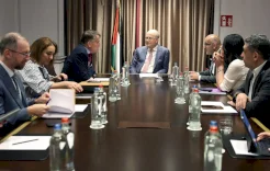 مصطفى يلتقي الممثل الأوروبي الخاص لعملية السلام في الشرق الأوسط والمفوض العام للأونروا