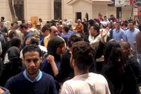 تفجير الكنيسة بمصر,,الرئيس عباس يعزي بالضحايا والحكومة تدين