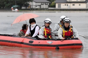  اليابان.. فيضانات وضحايا 