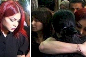ما حقيقة انهيار هيفاء وهبي في جنازة عمرو سمير؟