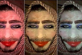 أغبى داعشي اعتقلوه في العراق تنكر كامرأة ونسي شاربه