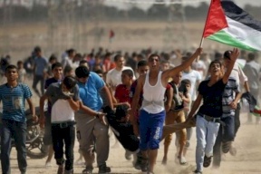 12 إصابة برصاص قوات الاحتلال على حدود غزة