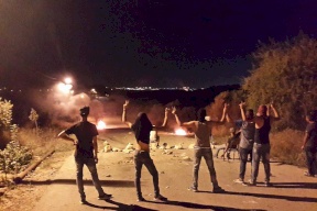 اندلاع مواجهات في بلدة تقوع 