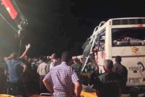 إصابة 26 سائحا بانقلاب حافلة في شرم الشيخ