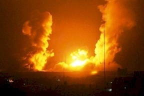 اصابات في قصف اسرائيلي على قطاع غزة