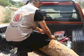 الاونروا: تدمير 29 طن مواد متفجرة بغزة منذ عدوان 2014