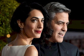 جورج وأمل كلوني يتبرعان لمحاربة الكراهية