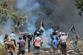 اصابات خلال مواجهات مع الاحتلال بالضفة 