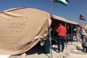 إعادة بناء مدرسة جب الذيب التي هدمها الاحتلال في بيت لحم