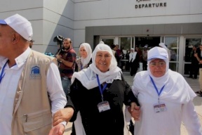 وصول فوج حجاج غزة عبر معبر رفح فجراً