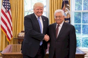 الرئيس عباس يلتقي ترامب 