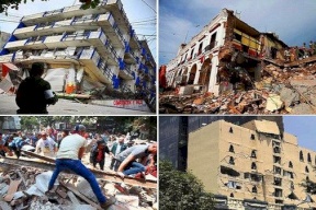 انظر إلى زلزال المكسيك وانهيار العمارات فيها
