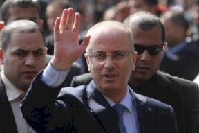 الحمد الله يغادر غزة