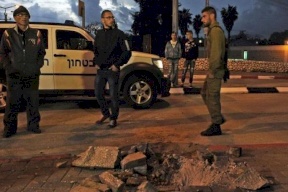 الاحتلال:  سقوط صاروخ 