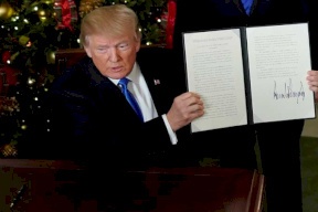 ترمب: قرار القدس الأهم في عامي الأول