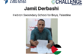 أفضل معلم في العالم فلسطيني