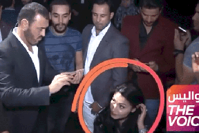 فيديو| خطيبة كاظم الساهر بصحبته في "ذا فويس كيدز"