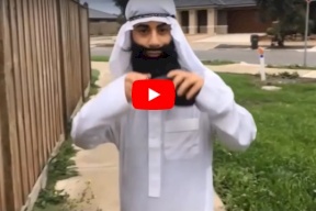 فيديو/ تظاهر بنيته تنفيذ عملية تفجيرية !
