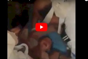 فيديو/ انقاذ رضيعة اختنقت بغاز الاحتلال