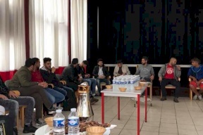فتح اقليم بلجيكا تقيم بيت عزاء لشهداء المجزرة