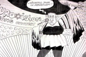 صحيفة ألمانية تفصل فنان كاريكاتور لرسم نتنياهو !