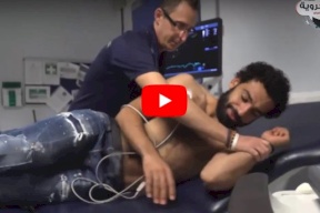 شاهد/ محمد صلاح داخل المستشفى
