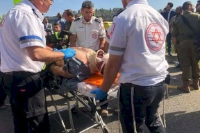 فيديو/ 9 إصابات منها خطيرة بحادث سير شمال غرب رام الله