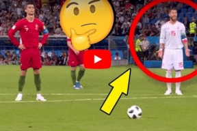 شاهد/ راموس يغشش دي خيا مكان ركلة الجزاء لرونالدو