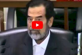 شاهد/ عندما سأل القاضي صدام حسين عن اسمه !