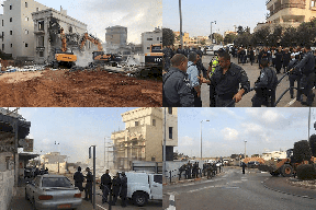  فيديو| جرافات الاحتلال تهدم منزلين في جلجولية بالداخل المحتل