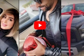 شاهد/ سيدة تفاجيء زوجها بهدية فخمة !