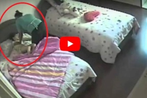 شاهد/ خادمة تقتل طفلة عربية في غرفتها !