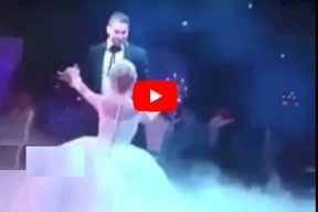 شاهد/ عروس تصفع عريسها على وجهه أمام الحضور