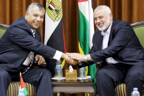 وزير المخابرات المصرية يهاتف هنية 