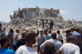 سخنين تحتج  على سياسة هدم المنازل