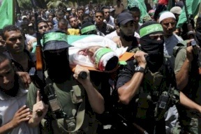 محدث..3 شهداء وإصابة جندي إسرائيلي بغزة