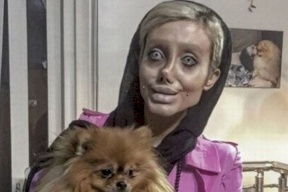 صور.. هذا هو الوجه الحقيقي للإيرانية شبيهة أنجلينا جولي