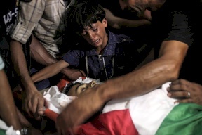 غزة تستعد لتشييع جثامين الشهداء الــ 7